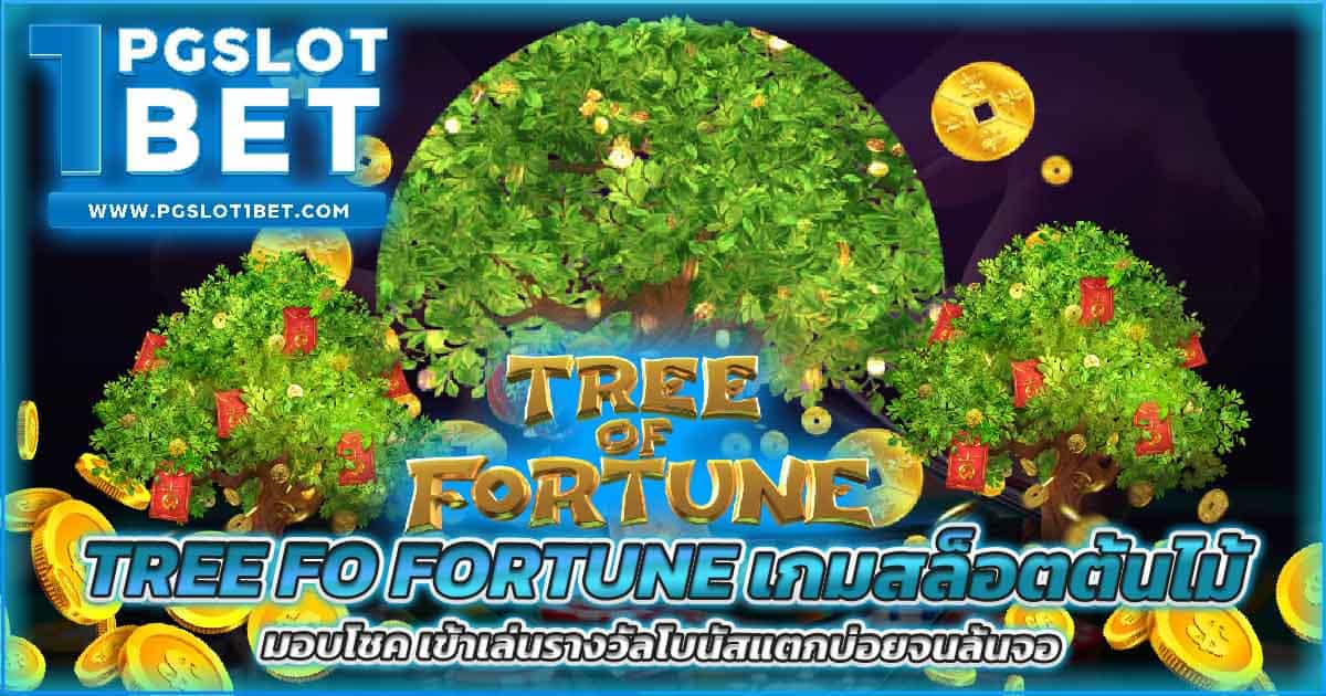 Tree fo Fortune เกมสล็อตต้นไม้มอบโชค โบนัสแตกบ่อยจนล้นจอ